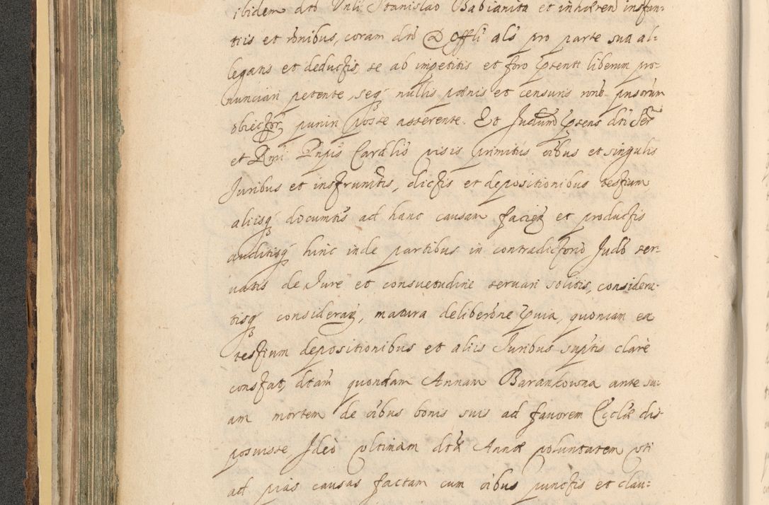 Zdjęcie nr 188 dla obiektu archiwalnego: Acta actorum, institutionum, resignationum, provisionum, decretorum, sententiarum, inscriptionum, testamentorum, confirmationum, ingrossationum, obligationum, quietationum, constitutionum R. D. Andreae Szołdrski, episcopi Kijoviensis, Gnesnensis et Posnaniensis praepositi, cantoris Cracoviensis, Vladislaviensis canonici, R. S. M. secretarii, episcopatus Cracoviensis in spiritualibus er temporalibus deputati anno 1633, 1634 et 1635