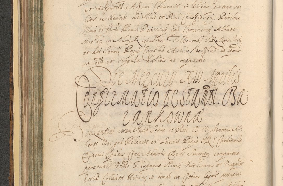 Zdjęcie nr 186 dla obiektu archiwalnego: Acta actorum, institutionum, resignationum, provisionum, decretorum, sententiarum, inscriptionum, testamentorum, confirmationum, ingrossationum, obligationum, quietationum, constitutionum R. D. Andreae Szołdrski, episcopi Kijoviensis, Gnesnensis et Posnaniensis praepositi, cantoris Cracoviensis, Vladislaviensis canonici, R. S. M. secretarii, episcopatus Cracoviensis in spiritualibus er temporalibus deputati anno 1633, 1634 et 1635