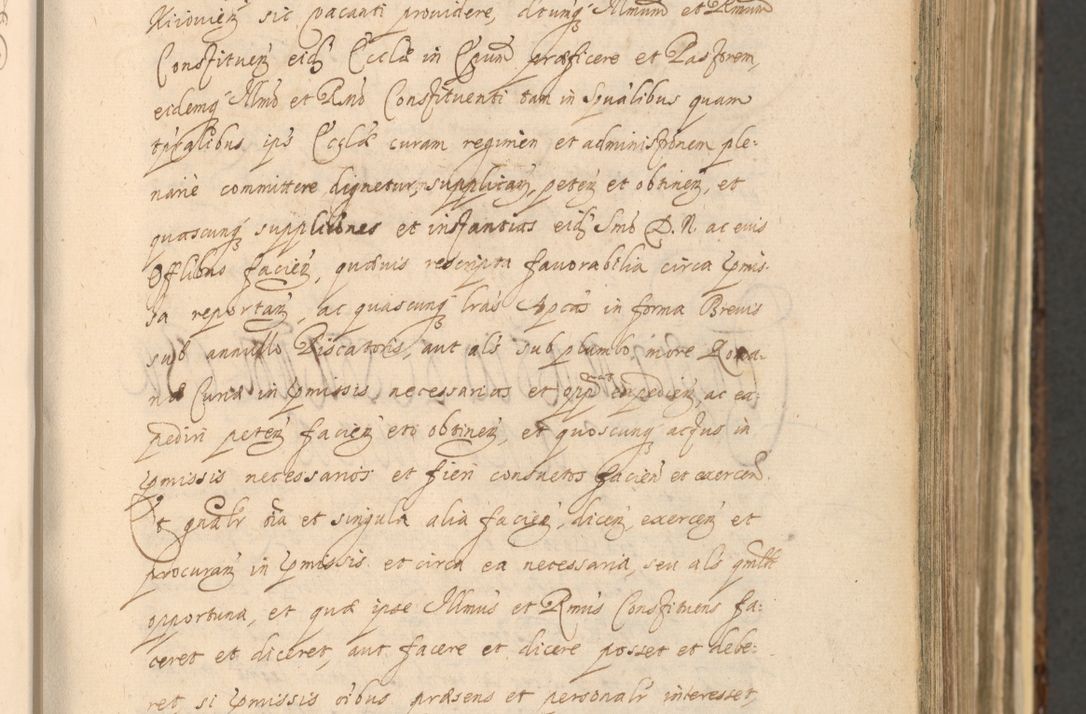 Zdjęcie nr 185 dla obiektu archiwalnego: Acta actorum, institutionum, resignationum, provisionum, decretorum, sententiarum, inscriptionum, testamentorum, confirmationum, ingrossationum, obligationum, quietationum, constitutionum R. D. Andreae Szołdrski, episcopi Kijoviensis, Gnesnensis et Posnaniensis praepositi, cantoris Cracoviensis, Vladislaviensis canonici, R. S. M. secretarii, episcopatus Cracoviensis in spiritualibus er temporalibus deputati anno 1633, 1634 et 1635