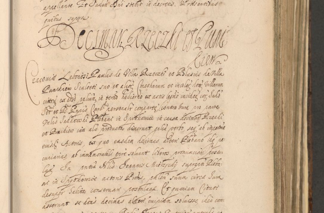 Zdjęcie nr 183 dla obiektu archiwalnego: Acta actorum, institutionum, resignationum, provisionum, decretorum, sententiarum, inscriptionum, testamentorum, confirmationum, ingrossationum, obligationum, quietationum, constitutionum R. D. Andreae Szołdrski, episcopi Kijoviensis, Gnesnensis et Posnaniensis praepositi, cantoris Cracoviensis, Vladislaviensis canonici, R. S. M. secretarii, episcopatus Cracoviensis in spiritualibus er temporalibus deputati anno 1633, 1634 et 1635