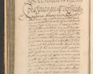 Zdjęcie nr 184 dla obiektu archiwalnego: Acta actorum, institutionum, resignationum, provisionum, decretorum, sententiarum, inscriptionum, testamentorum, confirmationum, ingrossationum, obligationum, quietationum, constitutionum R. D. Andreae Szołdrski, episcopi Kijoviensis, Gnesnensis et Posnaniensis praepositi, cantoris Cracoviensis, Vladislaviensis canonici, R. S. M. secretarii, episcopatus Cracoviensis in spiritualibus er temporalibus deputati anno 1633, 1634 et 1635