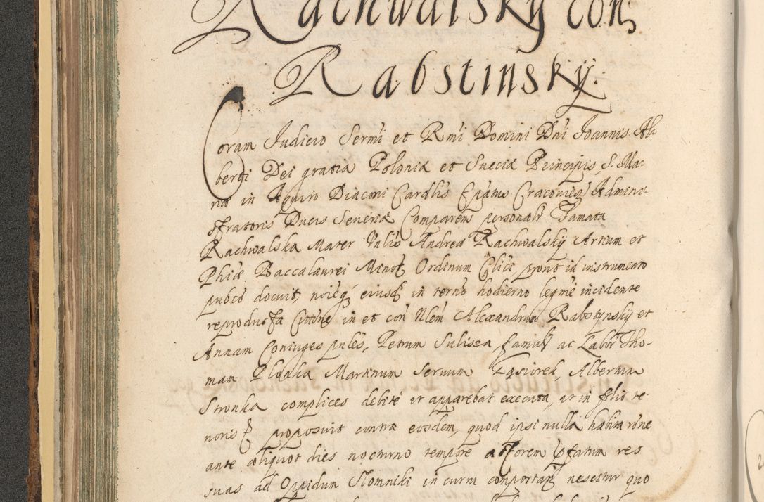 Zdjęcie nr 178 dla obiektu archiwalnego: Acta actorum, institutionum, resignationum, provisionum, decretorum, sententiarum, inscriptionum, testamentorum, confirmationum, ingrossationum, obligationum, quietationum, constitutionum R. D. Andreae Szołdrski, episcopi Kijoviensis, Gnesnensis et Posnaniensis praepositi, cantoris Cracoviensis, Vladislaviensis canonici, R. S. M. secretarii, episcopatus Cracoviensis in spiritualibus er temporalibus deputati anno 1633, 1634 et 1635