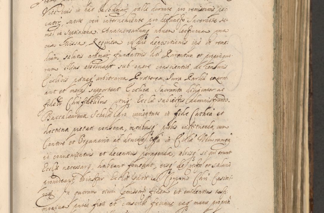 Zdjęcie nr 171 dla obiektu archiwalnego: Acta actorum, institutionum, resignationum, provisionum, decretorum, sententiarum, inscriptionum, testamentorum, confirmationum, ingrossationum, obligationum, quietationum, constitutionum R. D. Andreae Szołdrski, episcopi Kijoviensis, Gnesnensis et Posnaniensis praepositi, cantoris Cracoviensis, Vladislaviensis canonici, R. S. M. secretarii, episcopatus Cracoviensis in spiritualibus er temporalibus deputati anno 1633, 1634 et 1635