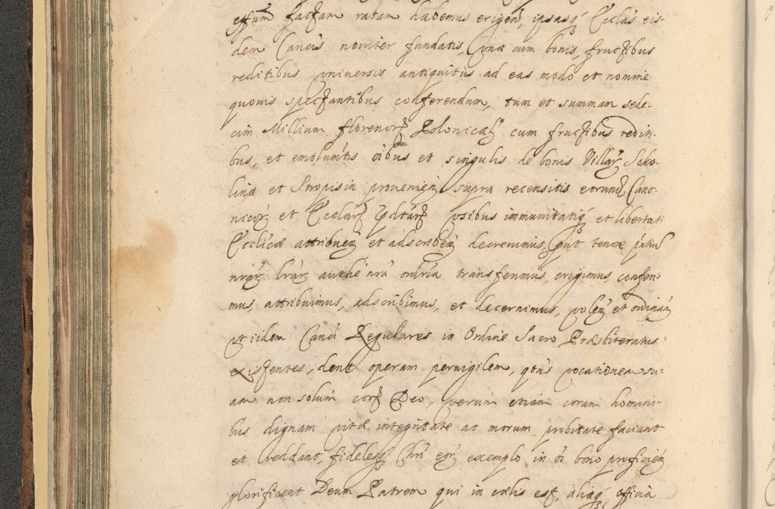 Zdjęcie nr 170 dla obiektu archiwalnego: Acta actorum, institutionum, resignationum, provisionum, decretorum, sententiarum, inscriptionum, testamentorum, confirmationum, ingrossationum, obligationum, quietationum, constitutionum R. D. Andreae Szołdrski, episcopi Kijoviensis, Gnesnensis et Posnaniensis praepositi, cantoris Cracoviensis, Vladislaviensis canonici, R. S. M. secretarii, episcopatus Cracoviensis in spiritualibus er temporalibus deputati anno 1633, 1634 et 1635