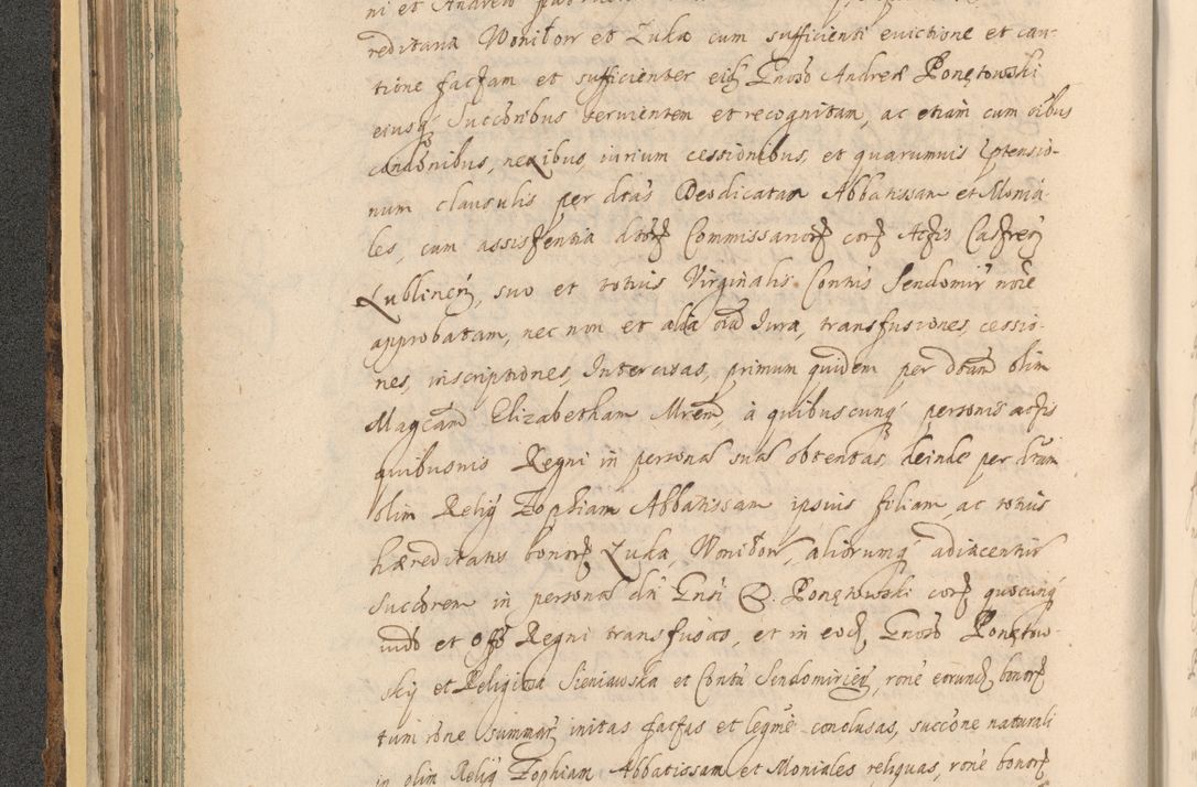 Zdjęcie nr 152 dla obiektu archiwalnego: Acta actorum, institutionum, resignationum, provisionum, decretorum, sententiarum, inscriptionum, testamentorum, confirmationum, ingrossationum, obligationum, quietationum, constitutionum R. D. Andreae Szołdrski, episcopi Kijoviensis, Gnesnensis et Posnaniensis praepositi, cantoris Cracoviensis, Vladislaviensis canonici, R. S. M. secretarii, episcopatus Cracoviensis in spiritualibus er temporalibus deputati anno 1633, 1634 et 1635