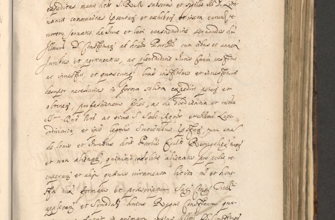 Zdjęcie nr 145 dla obiektu archiwalnego: Acta actorum, institutionum, resignationum, provisionum, decretorum, sententiarum, inscriptionum, testamentorum, confirmationum, ingrossationum, obligationum, quietationum, constitutionum R. D. Andreae Szołdrski, episcopi Kijoviensis, Gnesnensis et Posnaniensis praepositi, cantoris Cracoviensis, Vladislaviensis canonici, R. S. M. secretarii, episcopatus Cracoviensis in spiritualibus er temporalibus deputati anno 1633, 1634 et 1635