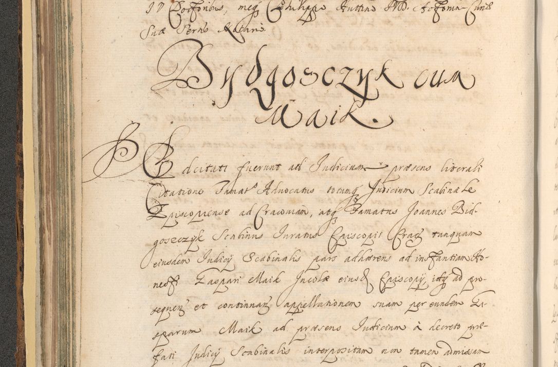 Zdjęcie nr 142 dla obiektu archiwalnego: Acta actorum, institutionum, resignationum, provisionum, decretorum, sententiarum, inscriptionum, testamentorum, confirmationum, ingrossationum, obligationum, quietationum, constitutionum R. D. Andreae Szołdrski, episcopi Kijoviensis, Gnesnensis et Posnaniensis praepositi, cantoris Cracoviensis, Vladislaviensis canonici, R. S. M. secretarii, episcopatus Cracoviensis in spiritualibus er temporalibus deputati anno 1633, 1634 et 1635