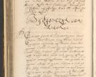 Zdjęcie nr 142 dla obiektu archiwalnego: Acta actorum, institutionum, resignationum, provisionum, decretorum, sententiarum, inscriptionum, testamentorum, confirmationum, ingrossationum, obligationum, quietationum, constitutionum R. D. Andreae Szołdrski, episcopi Kijoviensis, Gnesnensis et Posnaniensis praepositi, cantoris Cracoviensis, Vladislaviensis canonici, R. S. M. secretarii, episcopatus Cracoviensis in spiritualibus er temporalibus deputati anno 1633, 1634 et 1635