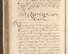 Zdjęcie nr 142 dla obiektu archiwalnego: Acta actorum, institutionum, resignationum, provisionum, decretorum, sententiarum, inscriptionum, testamentorum, confirmationum, ingrossationum, obligationum, quietationum, constitutionum R. D. Andreae Szołdrski, episcopi Kijoviensis, Gnesnensis et Posnaniensis praepositi, cantoris Cracoviensis, Vladislaviensis canonici, R. S. M. secretarii, episcopatus Cracoviensis in spiritualibus er temporalibus deputati anno 1633, 1634 et 1635