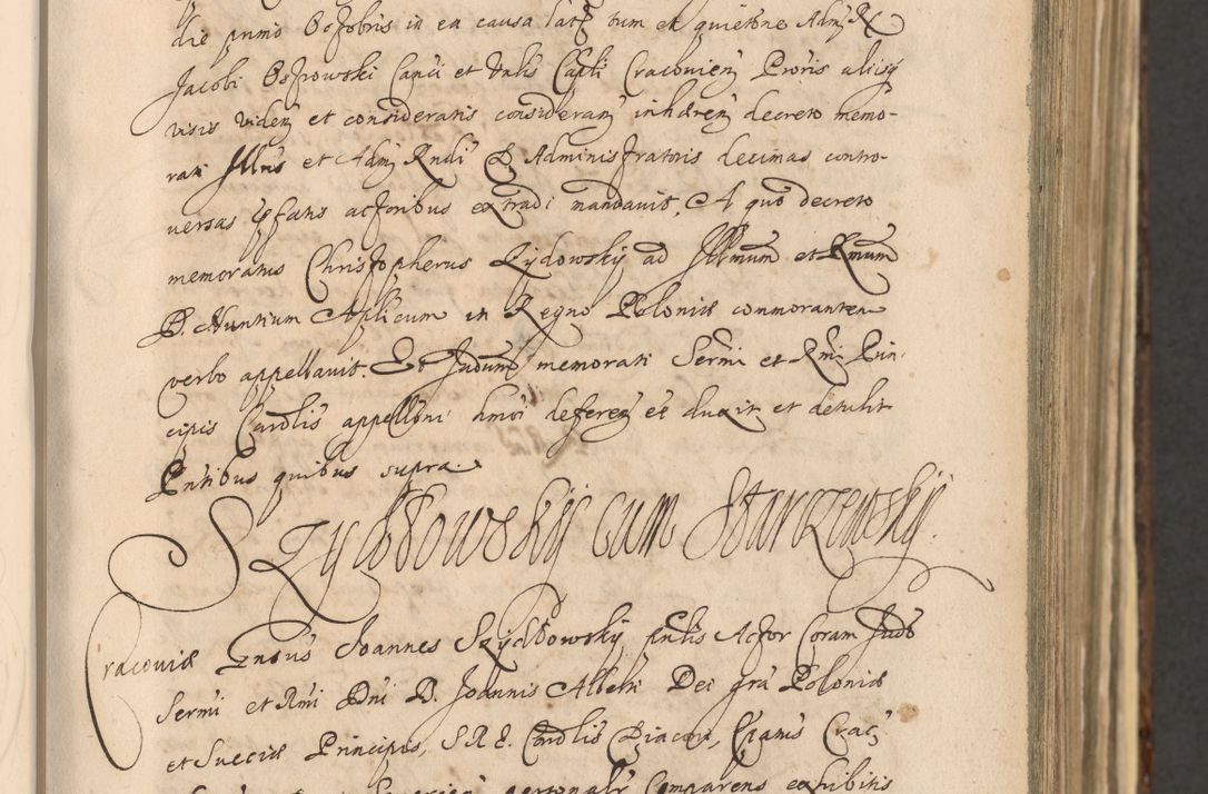 Zdjęcie nr 125 dla obiektu archiwalnego: Acta actorum, institutionum, resignationum, provisionum, decretorum, sententiarum, inscriptionum, testamentorum, confirmationum, ingrossationum, obligationum, quietationum, constitutionum R. D. Andreae Szołdrski, episcopi Kijoviensis, Gnesnensis et Posnaniensis praepositi, cantoris Cracoviensis, Vladislaviensis canonici, R. S. M. secretarii, episcopatus Cracoviensis in spiritualibus er temporalibus deputati anno 1633, 1634 et 1635