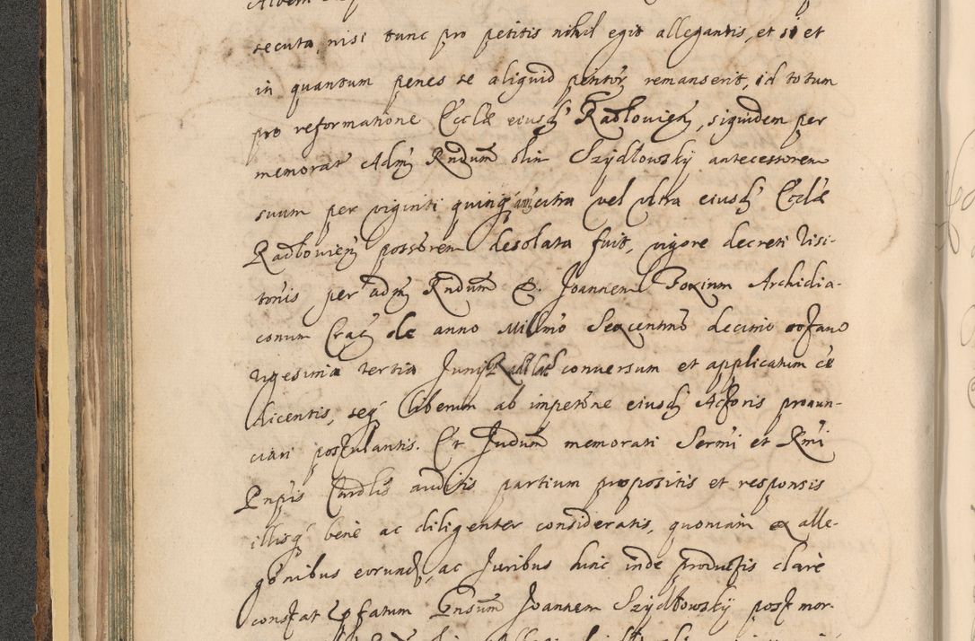 Zdjęcie nr 126 dla obiektu archiwalnego: Acta actorum, institutionum, resignationum, provisionum, decretorum, sententiarum, inscriptionum, testamentorum, confirmationum, ingrossationum, obligationum, quietationum, constitutionum R. D. Andreae Szołdrski, episcopi Kijoviensis, Gnesnensis et Posnaniensis praepositi, cantoris Cracoviensis, Vladislaviensis canonici, R. S. M. secretarii, episcopatus Cracoviensis in spiritualibus er temporalibus deputati anno 1633, 1634 et 1635