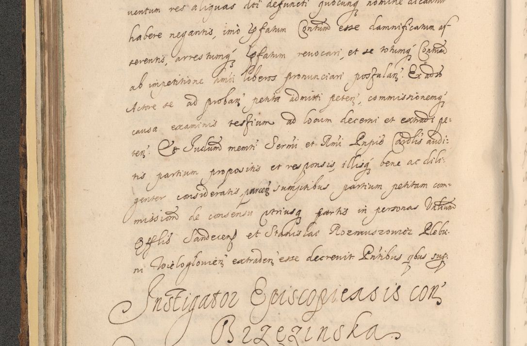 Zdjęcie nr 96 dla obiektu archiwalnego: Acta actorum, institutionum, resignationum, provisionum, decretorum, sententiarum, inscriptionum, testamentorum, confirmationum, ingrossationum, obligationum, quietationum, constitutionum R. D. Andreae Szołdrski, episcopi Kijoviensis, Gnesnensis et Posnaniensis praepositi, cantoris Cracoviensis, Vladislaviensis canonici, R. S. M. secretarii, episcopatus Cracoviensis in spiritualibus er temporalibus deputati anno 1633, 1634 et 1635