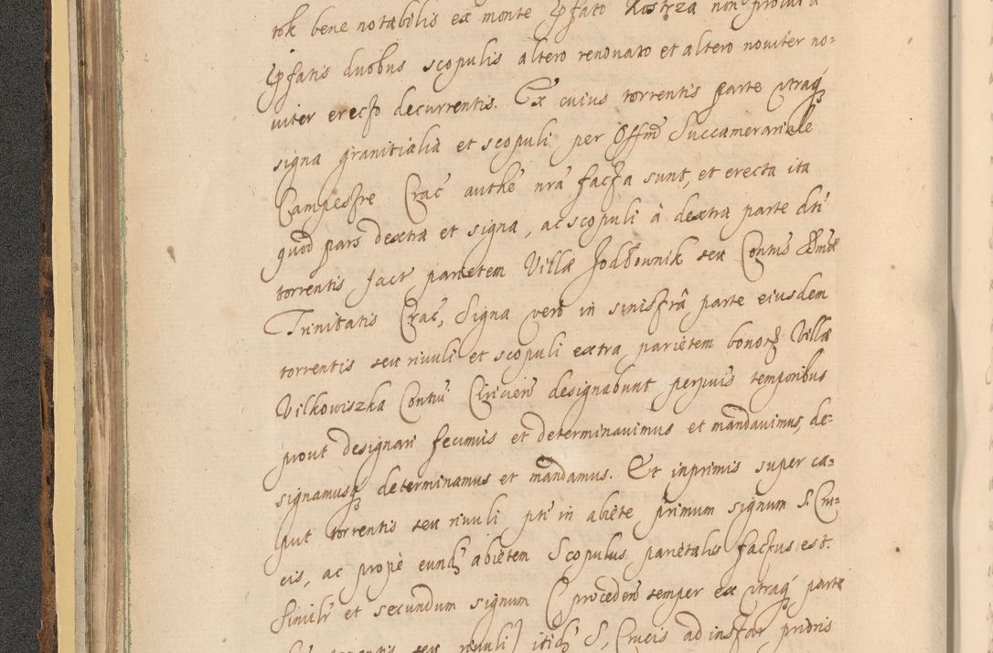 Zdjęcie nr 84 dla obiektu archiwalnego: Acta actorum, institutionum, resignationum, provisionum, decretorum, sententiarum, inscriptionum, testamentorum, confirmationum, ingrossationum, obligationum, quietationum, constitutionum R. D. Andreae Szołdrski, episcopi Kijoviensis, Gnesnensis et Posnaniensis praepositi, cantoris Cracoviensis, Vladislaviensis canonici, R. S. M. secretarii, episcopatus Cracoviensis in spiritualibus er temporalibus deputati anno 1633, 1634 et 1635
