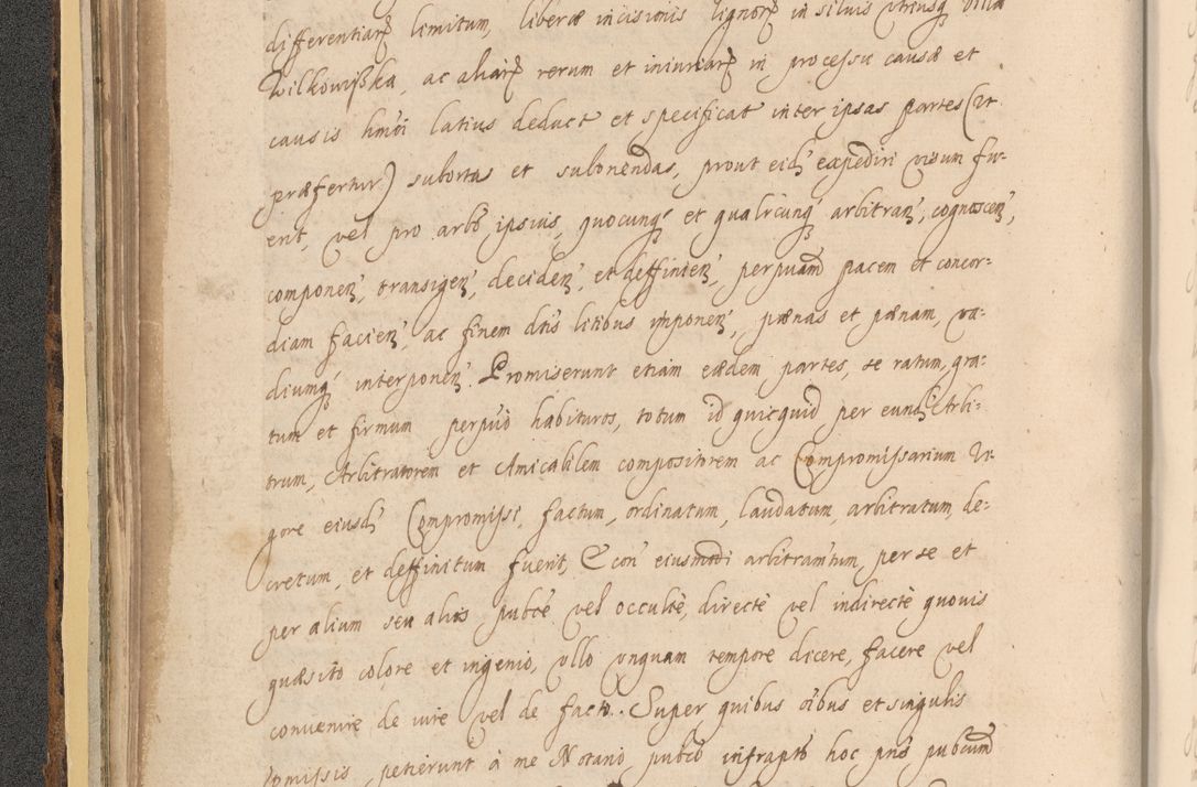 Zdjęcie nr 80 dla obiektu archiwalnego: Acta actorum, institutionum, resignationum, provisionum, decretorum, sententiarum, inscriptionum, testamentorum, confirmationum, ingrossationum, obligationum, quietationum, constitutionum R. D. Andreae Szołdrski, episcopi Kijoviensis, Gnesnensis et Posnaniensis praepositi, cantoris Cracoviensis, Vladislaviensis canonici, R. S. M. secretarii, episcopatus Cracoviensis in spiritualibus er temporalibus deputati anno 1633, 1634 et 1635