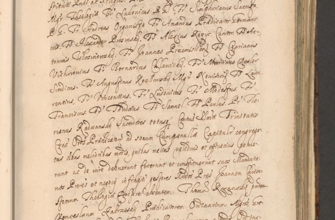 Zdjęcie nr 77 dla obiektu archiwalnego: Acta actorum, institutionum, resignationum, provisionum, decretorum, sententiarum, inscriptionum, testamentorum, confirmationum, ingrossationum, obligationum, quietationum, constitutionum R. D. Andreae Szołdrski, episcopi Kijoviensis, Gnesnensis et Posnaniensis praepositi, cantoris Cracoviensis, Vladislaviensis canonici, R. S. M. secretarii, episcopatus Cracoviensis in spiritualibus er temporalibus deputati anno 1633, 1634 et 1635