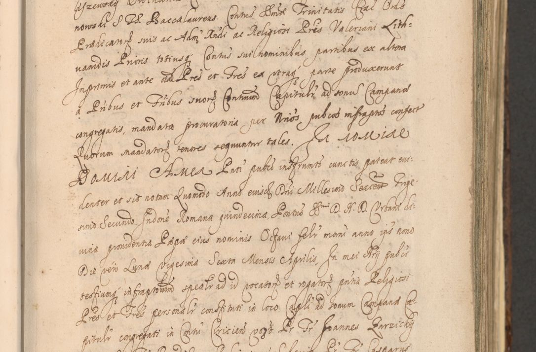 Zdjęcie nr 75 dla obiektu archiwalnego: Acta actorum, institutionum, resignationum, provisionum, decretorum, sententiarum, inscriptionum, testamentorum, confirmationum, ingrossationum, obligationum, quietationum, constitutionum R. D. Andreae Szołdrski, episcopi Kijoviensis, Gnesnensis et Posnaniensis praepositi, cantoris Cracoviensis, Vladislaviensis canonici, R. S. M. secretarii, episcopatus Cracoviensis in spiritualibus er temporalibus deputati anno 1633, 1634 et 1635