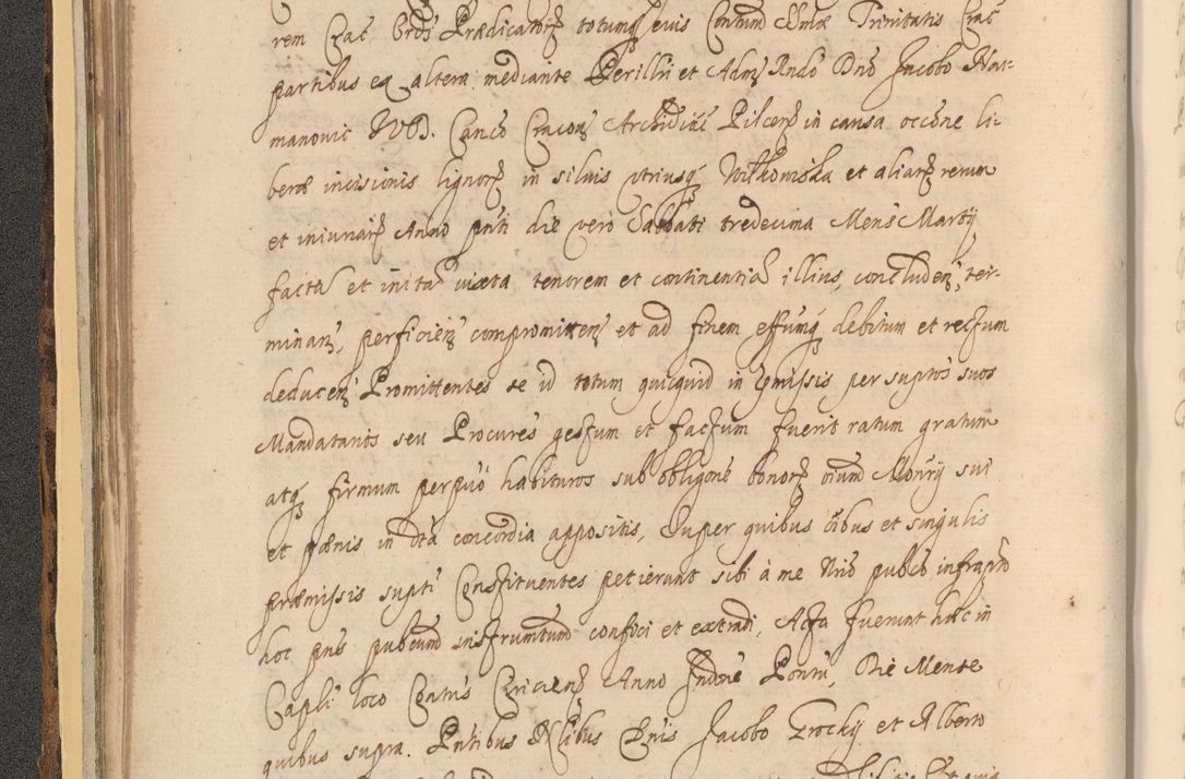 Zdjęcie nr 76 dla obiektu archiwalnego: Acta actorum, institutionum, resignationum, provisionum, decretorum, sententiarum, inscriptionum, testamentorum, confirmationum, ingrossationum, obligationum, quietationum, constitutionum R. D. Andreae Szołdrski, episcopi Kijoviensis, Gnesnensis et Posnaniensis praepositi, cantoris Cracoviensis, Vladislaviensis canonici, R. S. M. secretarii, episcopatus Cracoviensis in spiritualibus er temporalibus deputati anno 1633, 1634 et 1635