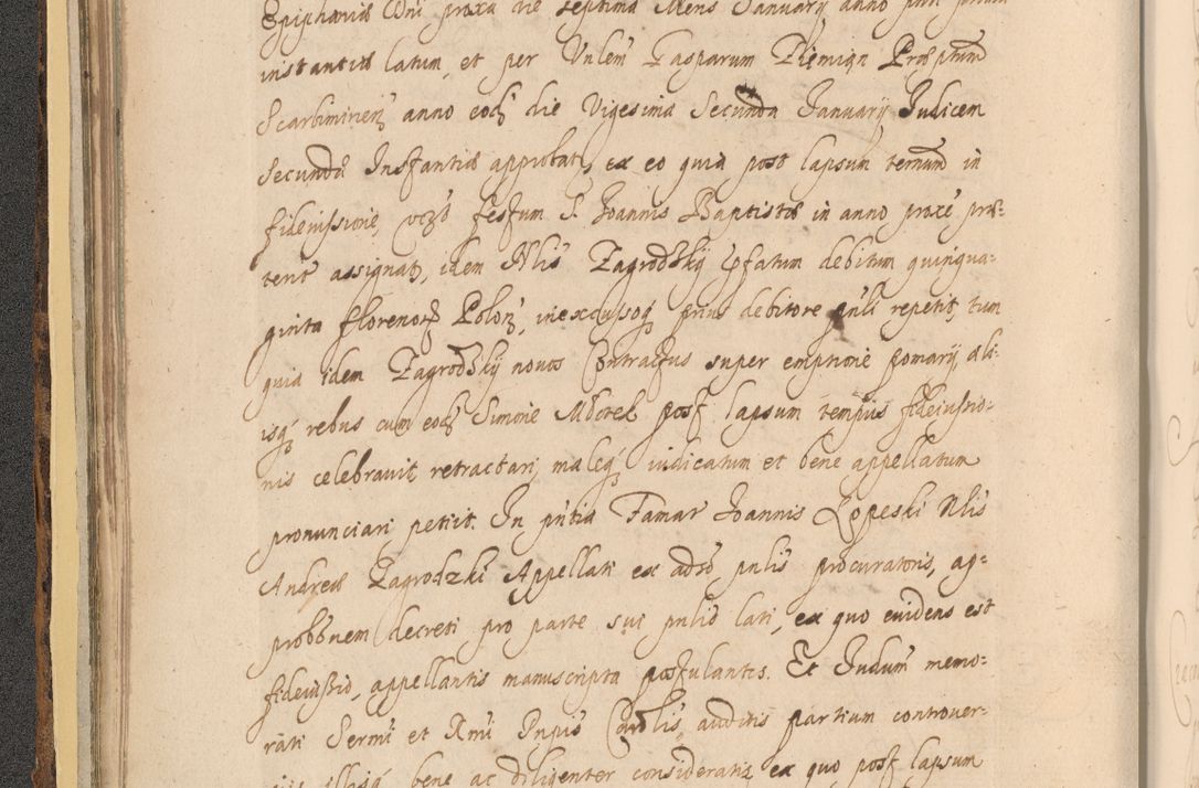 Zdjęcie nr 66 dla obiektu archiwalnego: Acta actorum, institutionum, resignationum, provisionum, decretorum, sententiarum, inscriptionum, testamentorum, confirmationum, ingrossationum, obligationum, quietationum, constitutionum R. D. Andreae Szołdrski, episcopi Kijoviensis, Gnesnensis et Posnaniensis praepositi, cantoris Cracoviensis, Vladislaviensis canonici, R. S. M. secretarii, episcopatus Cracoviensis in spiritualibus er temporalibus deputati anno 1633, 1634 et 1635