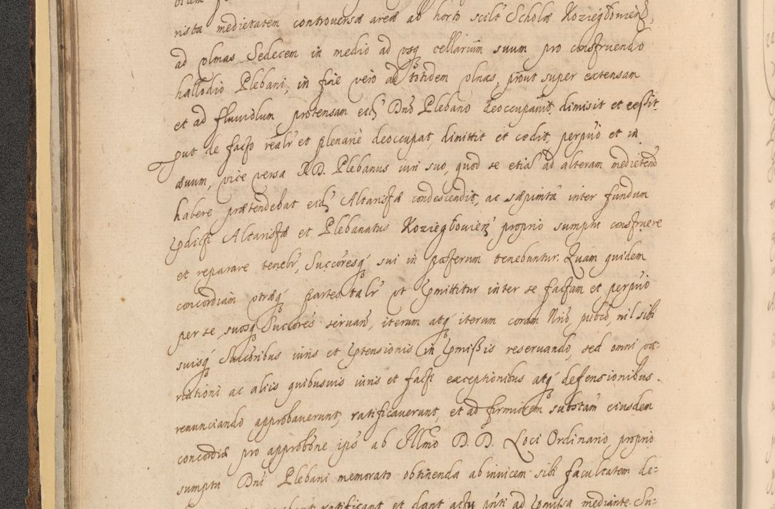Zdjęcie nr 54 dla obiektu archiwalnego: Acta actorum, institutionum, resignationum, provisionum, decretorum, sententiarum, inscriptionum, testamentorum, confirmationum, ingrossationum, obligationum, quietationum, constitutionum R. D. Andreae Szołdrski, episcopi Kijoviensis, Gnesnensis et Posnaniensis praepositi, cantoris Cracoviensis, Vladislaviensis canonici, R. S. M. secretarii, episcopatus Cracoviensis in spiritualibus er temporalibus deputati anno 1633, 1634 et 1635