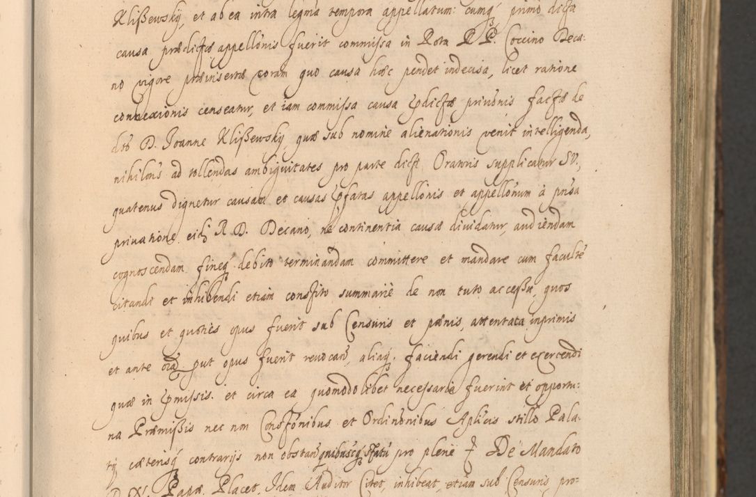 Zdjęcie nr 49 dla obiektu archiwalnego: Acta actorum, institutionum, resignationum, provisionum, decretorum, sententiarum, inscriptionum, testamentorum, confirmationum, ingrossationum, obligationum, quietationum, constitutionum R. D. Andreae Szołdrski, episcopi Kijoviensis, Gnesnensis et Posnaniensis praepositi, cantoris Cracoviensis, Vladislaviensis canonici, R. S. M. secretarii, episcopatus Cracoviensis in spiritualibus er temporalibus deputati anno 1633, 1634 et 1635