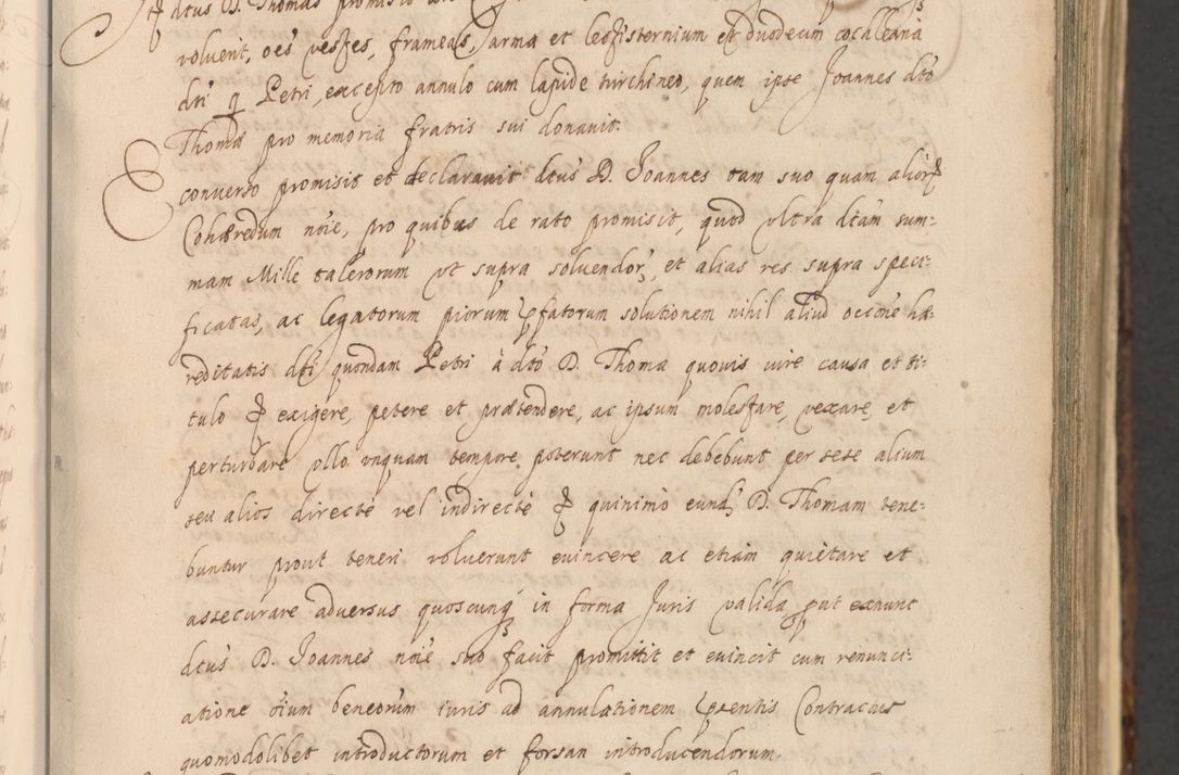 Zdjęcie nr 33 dla obiektu archiwalnego: Acta actorum, institutionum, resignationum, provisionum, decretorum, sententiarum, inscriptionum, testamentorum, confirmationum, ingrossationum, obligationum, quietationum, constitutionum R. D. Andreae Szołdrski, episcopi Kijoviensis, Gnesnensis et Posnaniensis praepositi, cantoris Cracoviensis, Vladislaviensis canonici, R. S. M. secretarii, episcopatus Cracoviensis in spiritualibus er temporalibus deputati anno 1633, 1634 et 1635