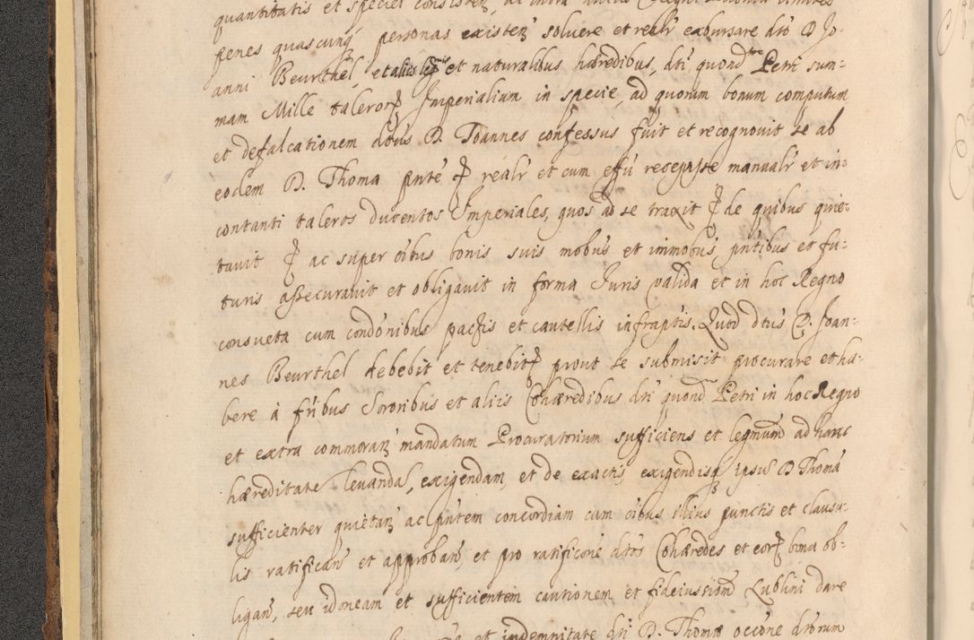 Zdjęcie nr 32 dla obiektu archiwalnego: Acta actorum, institutionum, resignationum, provisionum, decretorum, sententiarum, inscriptionum, testamentorum, confirmationum, ingrossationum, obligationum, quietationum, constitutionum R. D. Andreae Szołdrski, episcopi Kijoviensis, Gnesnensis et Posnaniensis praepositi, cantoris Cracoviensis, Vladislaviensis canonici, R. S. M. secretarii, episcopatus Cracoviensis in spiritualibus er temporalibus deputati anno 1633, 1634 et 1635