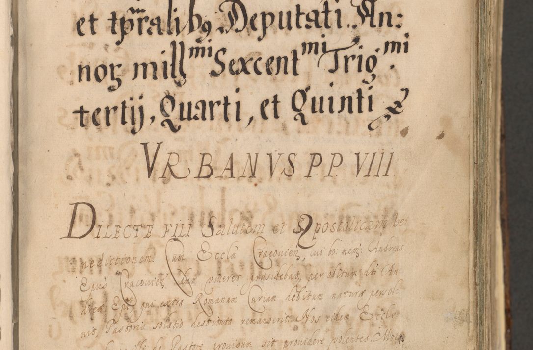 Zdjęcie nr 15 dla obiektu archiwalnego: Acta actorum, institutionum, resignationum, provisionum, decretorum, sententiarum, inscriptionum, testamentorum, confirmationum, ingrossationum, obligationum, quietationum, constitutionum R. D. Andreae Szołdrski, episcopi Kijoviensis, Gnesnensis et Posnaniensis praepositi, cantoris Cracoviensis, Vladislaviensis canonici, R. S. M. secretarii, episcopatus Cracoviensis in spiritualibus er temporalibus deputati anno 1633, 1634 et 1635