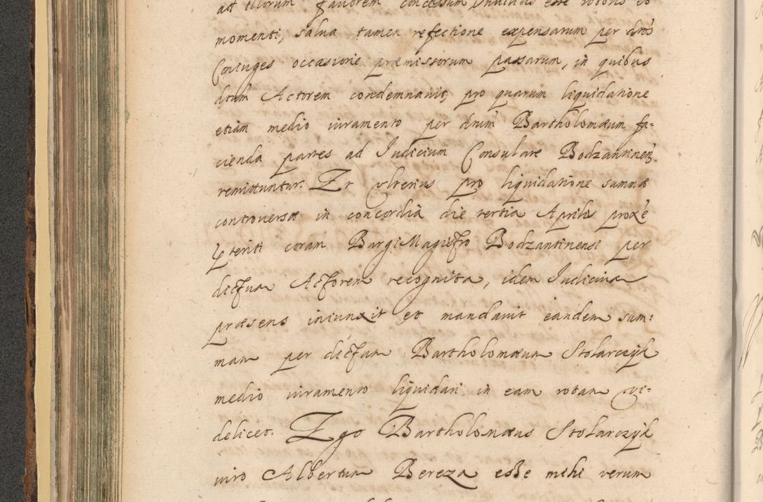 Zdjęcie nr 214 dla obiektu archiwalnego: Acta actorum, institutionum, resignationum, provisionum, decretorum, sententiarum, inscriptionum, testamentorum, confirmationum, ingrossationum, obligationum, quietationum, constitutionum R. D. Andreae Szołdrski, episcopi Kijoviensis, Gnesnensis et Posnaniensis praepositi, cantoris Cracoviensis, Vladislaviensis canonici, R. S. M. secretarii, episcopatus Cracoviensis in spiritualibus er temporalibus deputati anno 1633, 1634 et 1635