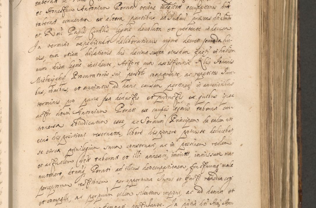 Zdjęcie nr 409 dla obiektu archiwalnego: Acta actorum, institutionum, resignationum, provisionum, decretorum, sententiarum, inscriptionum, testamentorum, confirmationum, ingrossationum, obligationum, quietationum, constitutionum R. D. Andreae Szołdrski, episcopi Kijoviensis, Gnesnensis et Posnaniensis praepositi, cantoris Cracoviensis, Vladislaviensis canonici, R. S. M. secretarii, episcopatus Cracoviensis in spiritualibus er temporalibus deputati anno 1633, 1634 et 1635