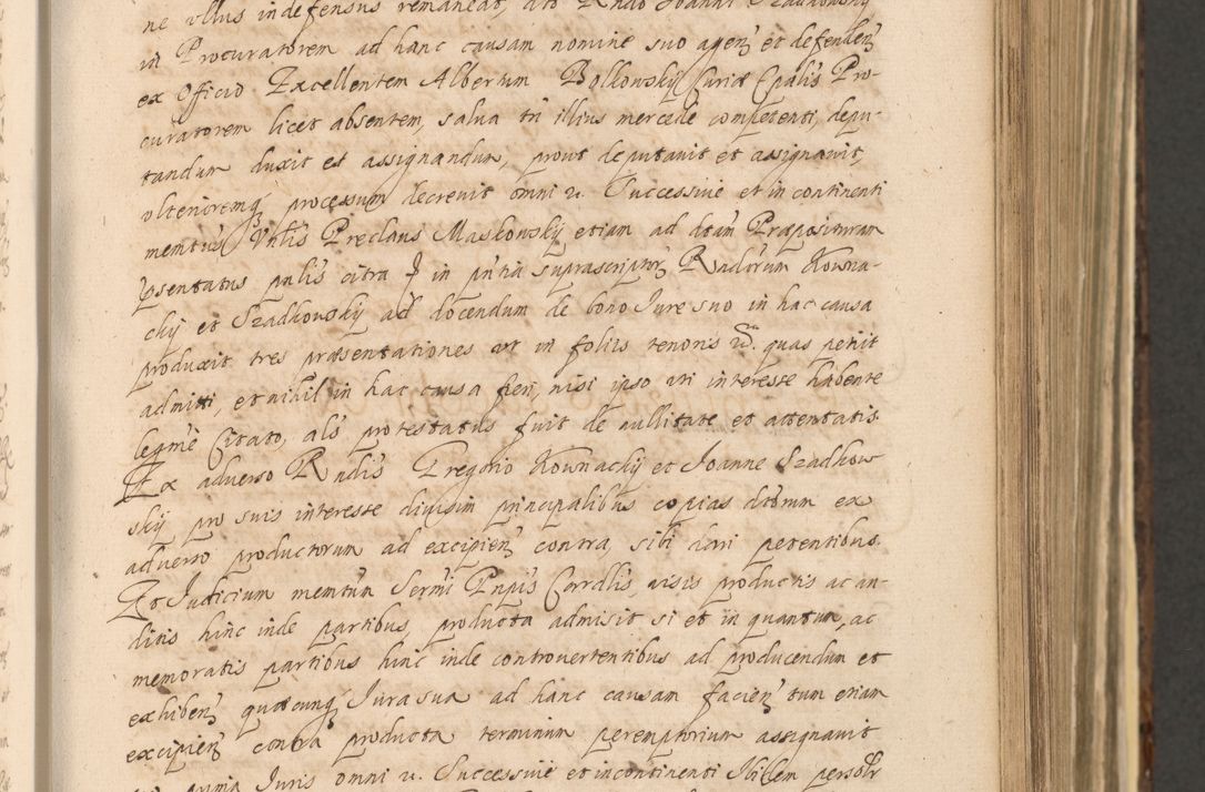 Zdjęcie nr 407 dla obiektu archiwalnego: Acta actorum, institutionum, resignationum, provisionum, decretorum, sententiarum, inscriptionum, testamentorum, confirmationum, ingrossationum, obligationum, quietationum, constitutionum R. D. Andreae Szołdrski, episcopi Kijoviensis, Gnesnensis et Posnaniensis praepositi, cantoris Cracoviensis, Vladislaviensis canonici, R. S. M. secretarii, episcopatus Cracoviensis in spiritualibus er temporalibus deputati anno 1633, 1634 et 1635