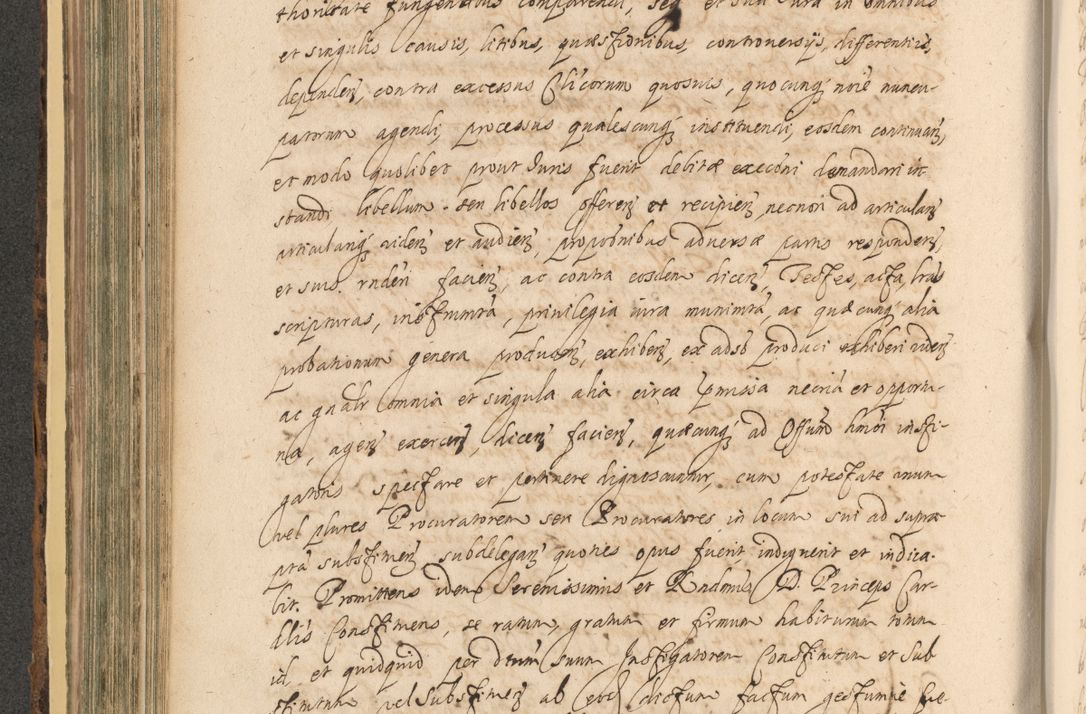 Zdjęcie nr 402 dla obiektu archiwalnego: Acta actorum, institutionum, resignationum, provisionum, decretorum, sententiarum, inscriptionum, testamentorum, confirmationum, ingrossationum, obligationum, quietationum, constitutionum R. D. Andreae Szołdrski, episcopi Kijoviensis, Gnesnensis et Posnaniensis praepositi, cantoris Cracoviensis, Vladislaviensis canonici, R. S. M. secretarii, episcopatus Cracoviensis in spiritualibus er temporalibus deputati anno 1633, 1634 et 1635