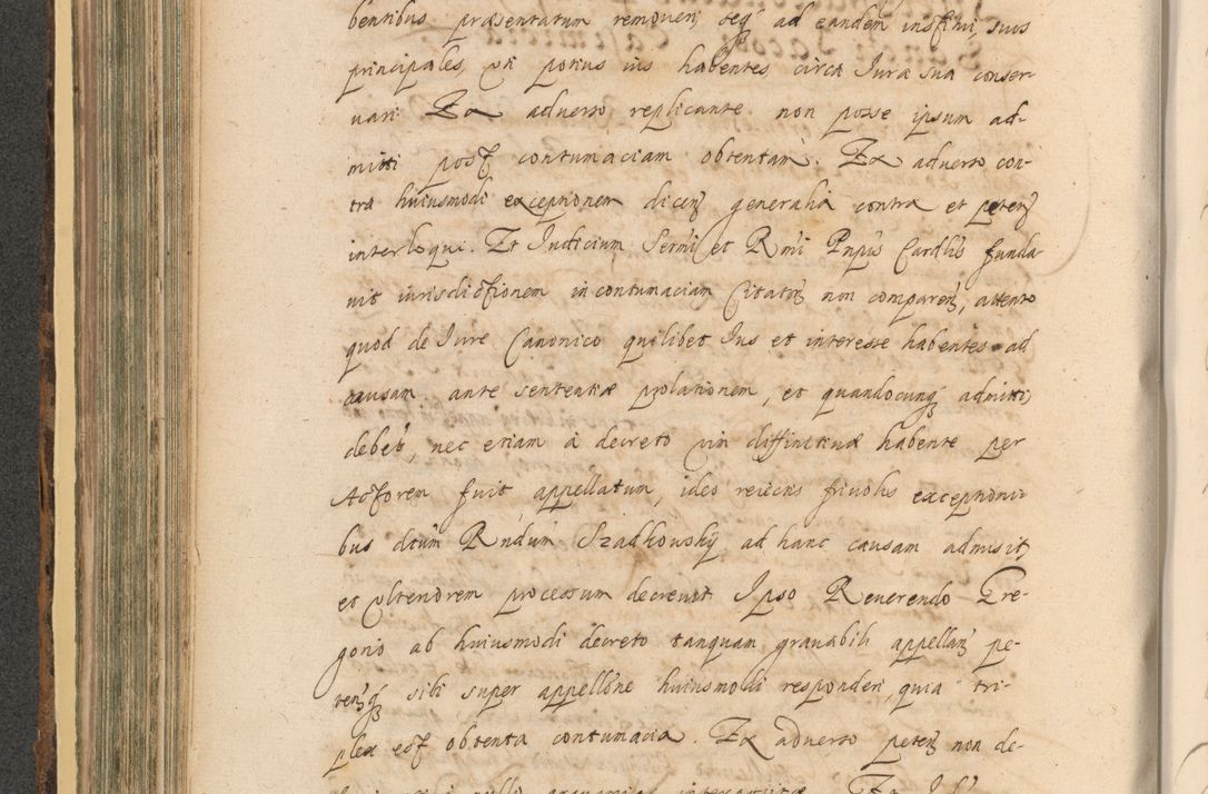 Zdjęcie nr 396 dla obiektu archiwalnego: Acta actorum, institutionum, resignationum, provisionum, decretorum, sententiarum, inscriptionum, testamentorum, confirmationum, ingrossationum, obligationum, quietationum, constitutionum R. D. Andreae Szołdrski, episcopi Kijoviensis, Gnesnensis et Posnaniensis praepositi, cantoris Cracoviensis, Vladislaviensis canonici, R. S. M. secretarii, episcopatus Cracoviensis in spiritualibus er temporalibus deputati anno 1633, 1634 et 1635