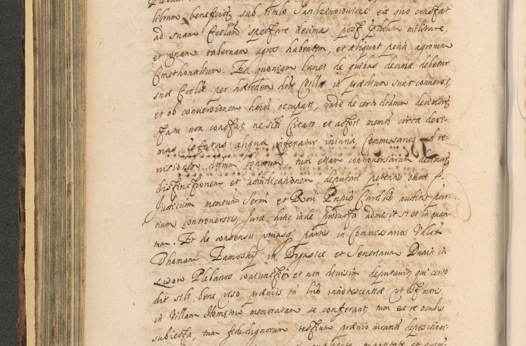 Zdjęcie nr 394 dla obiektu archiwalnego: Acta actorum, institutionum, resignationum, provisionum, decretorum, sententiarum, inscriptionum, testamentorum, confirmationum, ingrossationum, obligationum, quietationum, constitutionum R. D. Andreae Szołdrski, episcopi Kijoviensis, Gnesnensis et Posnaniensis praepositi, cantoris Cracoviensis, Vladislaviensis canonici, R. S. M. secretarii, episcopatus Cracoviensis in spiritualibus er temporalibus deputati anno 1633, 1634 et 1635