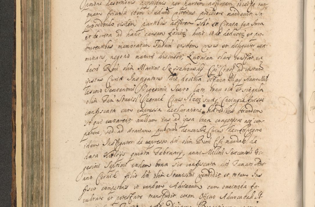 Zdjęcie nr 380 dla obiektu archiwalnego: Acta actorum, institutionum, resignationum, provisionum, decretorum, sententiarum, inscriptionum, testamentorum, confirmationum, ingrossationum, obligationum, quietationum, constitutionum R. D. Andreae Szołdrski, episcopi Kijoviensis, Gnesnensis et Posnaniensis praepositi, cantoris Cracoviensis, Vladislaviensis canonici, R. S. M. secretarii, episcopatus Cracoviensis in spiritualibus er temporalibus deputati anno 1633, 1634 et 1635