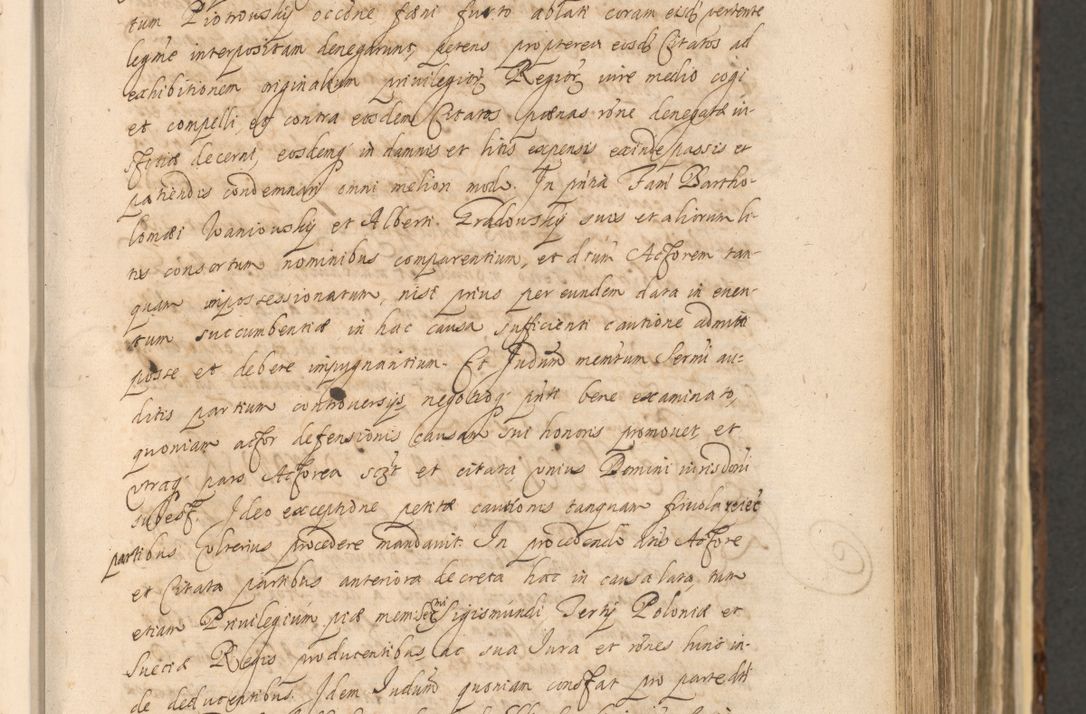 Zdjęcie nr 377 dla obiektu archiwalnego: Acta actorum, institutionum, resignationum, provisionum, decretorum, sententiarum, inscriptionum, testamentorum, confirmationum, ingrossationum, obligationum, quietationum, constitutionum R. D. Andreae Szołdrski, episcopi Kijoviensis, Gnesnensis et Posnaniensis praepositi, cantoris Cracoviensis, Vladislaviensis canonici, R. S. M. secretarii, episcopatus Cracoviensis in spiritualibus er temporalibus deputati anno 1633, 1634 et 1635