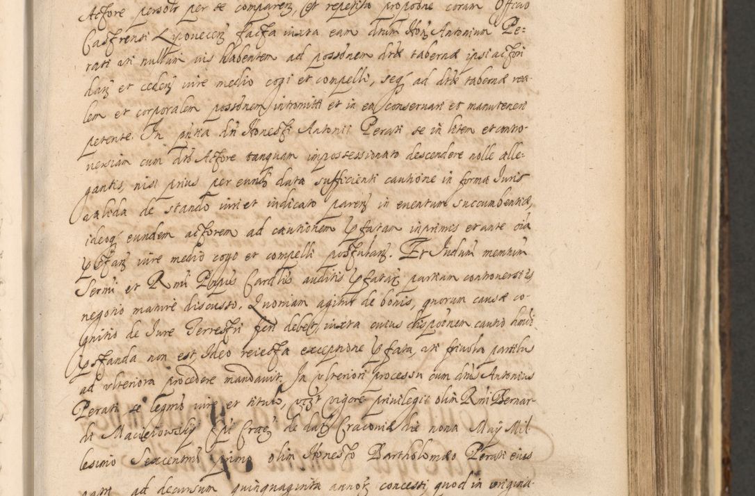 Zdjęcie nr 373 dla obiektu archiwalnego: Acta actorum, institutionum, resignationum, provisionum, decretorum, sententiarum, inscriptionum, testamentorum, confirmationum, ingrossationum, obligationum, quietationum, constitutionum R. D. Andreae Szołdrski, episcopi Kijoviensis, Gnesnensis et Posnaniensis praepositi, cantoris Cracoviensis, Vladislaviensis canonici, R. S. M. secretarii, episcopatus Cracoviensis in spiritualibus er temporalibus deputati anno 1633, 1634 et 1635