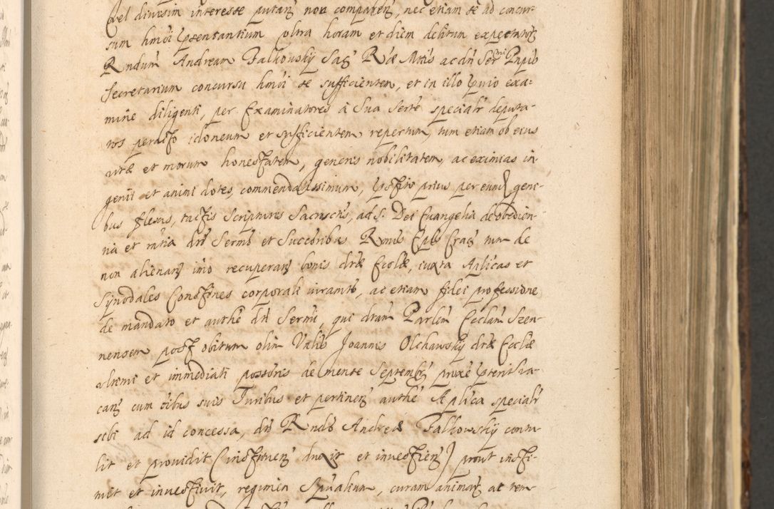 Zdjęcie nr 363 dla obiektu archiwalnego: Acta actorum, institutionum, resignationum, provisionum, decretorum, sententiarum, inscriptionum, testamentorum, confirmationum, ingrossationum, obligationum, quietationum, constitutionum R. D. Andreae Szołdrski, episcopi Kijoviensis, Gnesnensis et Posnaniensis praepositi, cantoris Cracoviensis, Vladislaviensis canonici, R. S. M. secretarii, episcopatus Cracoviensis in spiritualibus er temporalibus deputati anno 1633, 1634 et 1635