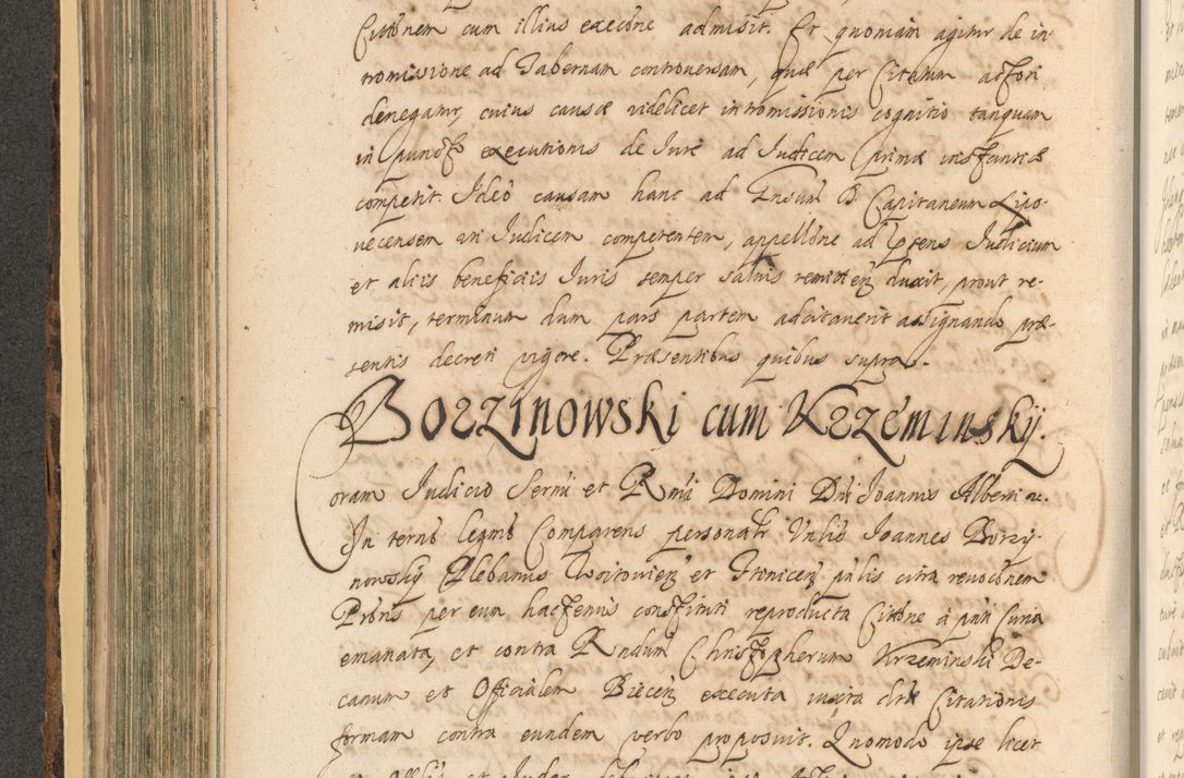 Zdjęcie nr 348 dla obiektu archiwalnego: Acta actorum, institutionum, resignationum, provisionum, decretorum, sententiarum, inscriptionum, testamentorum, confirmationum, ingrossationum, obligationum, quietationum, constitutionum R. D. Andreae Szołdrski, episcopi Kijoviensis, Gnesnensis et Posnaniensis praepositi, cantoris Cracoviensis, Vladislaviensis canonici, R. S. M. secretarii, episcopatus Cracoviensis in spiritualibus er temporalibus deputati anno 1633, 1634 et 1635