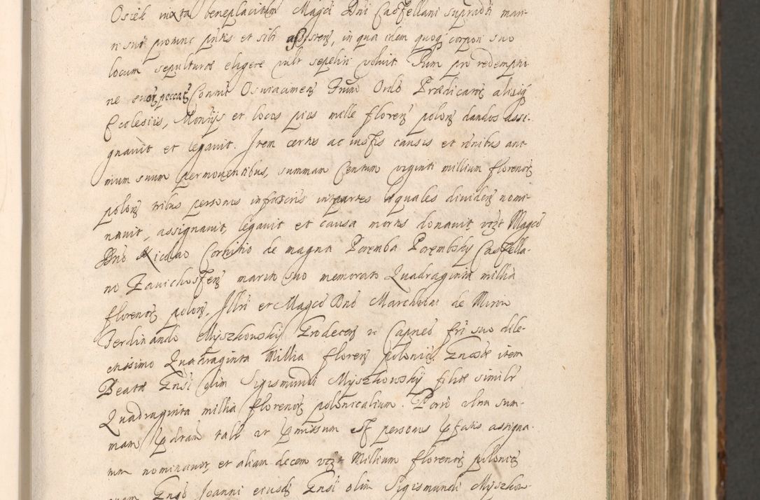 Zdjęcie nr 345 dla obiektu archiwalnego: Acta actorum, institutionum, resignationum, provisionum, decretorum, sententiarum, inscriptionum, testamentorum, confirmationum, ingrossationum, obligationum, quietationum, constitutionum R. D. Andreae Szołdrski, episcopi Kijoviensis, Gnesnensis et Posnaniensis praepositi, cantoris Cracoviensis, Vladislaviensis canonici, R. S. M. secretarii, episcopatus Cracoviensis in spiritualibus er temporalibus deputati anno 1633, 1634 et 1635