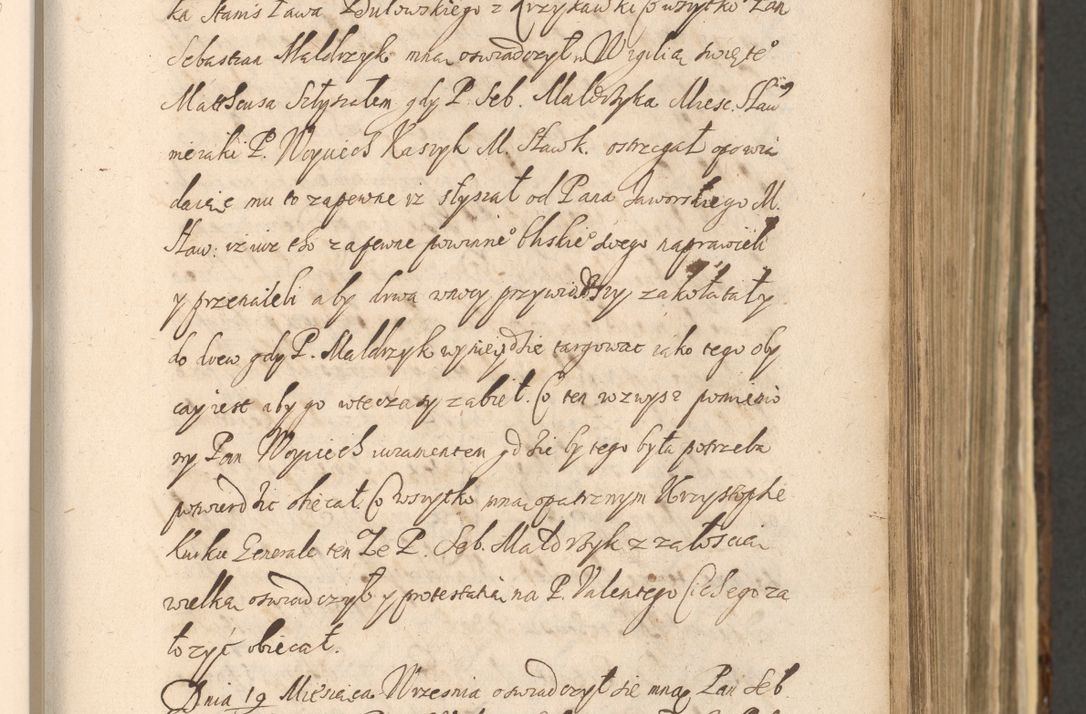 Zdjęcie nr 327 dla obiektu archiwalnego: Acta actorum, institutionum, resignationum, provisionum, decretorum, sententiarum, inscriptionum, testamentorum, confirmationum, ingrossationum, obligationum, quietationum, constitutionum R. D. Andreae Szołdrski, episcopi Kijoviensis, Gnesnensis et Posnaniensis praepositi, cantoris Cracoviensis, Vladislaviensis canonici, R. S. M. secretarii, episcopatus Cracoviensis in spiritualibus er temporalibus deputati anno 1633, 1634 et 1635