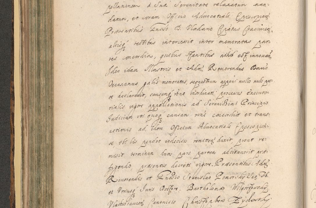 Zdjęcie nr 316 dla obiektu archiwalnego: Acta actorum, institutionum, resignationum, provisionum, decretorum, sententiarum, inscriptionum, testamentorum, confirmationum, ingrossationum, obligationum, quietationum, constitutionum R. D. Andreae Szołdrski, episcopi Kijoviensis, Gnesnensis et Posnaniensis praepositi, cantoris Cracoviensis, Vladislaviensis canonici, R. S. M. secretarii, episcopatus Cracoviensis in spiritualibus er temporalibus deputati anno 1633, 1634 et 1635