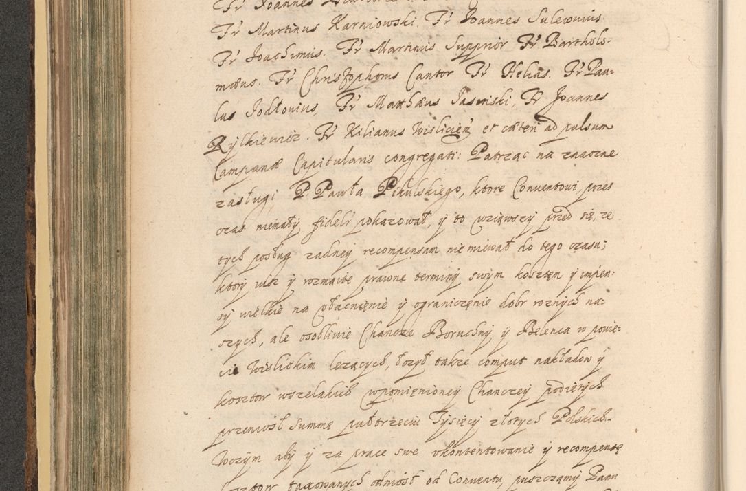 Zdjęcie nr 312 dla obiektu archiwalnego: Acta actorum, institutionum, resignationum, provisionum, decretorum, sententiarum, inscriptionum, testamentorum, confirmationum, ingrossationum, obligationum, quietationum, constitutionum R. D. Andreae Szołdrski, episcopi Kijoviensis, Gnesnensis et Posnaniensis praepositi, cantoris Cracoviensis, Vladislaviensis canonici, R. S. M. secretarii, episcopatus Cracoviensis in spiritualibus er temporalibus deputati anno 1633, 1634 et 1635