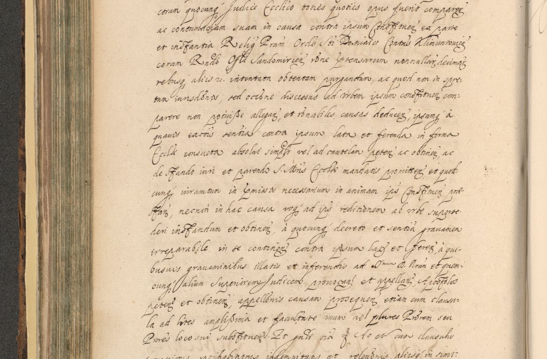 Zdjęcie nr 310 dla obiektu archiwalnego: Acta actorum, institutionum, resignationum, provisionum, decretorum, sententiarum, inscriptionum, testamentorum, confirmationum, ingrossationum, obligationum, quietationum, constitutionum R. D. Andreae Szołdrski, episcopi Kijoviensis, Gnesnensis et Posnaniensis praepositi, cantoris Cracoviensis, Vladislaviensis canonici, R. S. M. secretarii, episcopatus Cracoviensis in spiritualibus er temporalibus deputati anno 1633, 1634 et 1635
