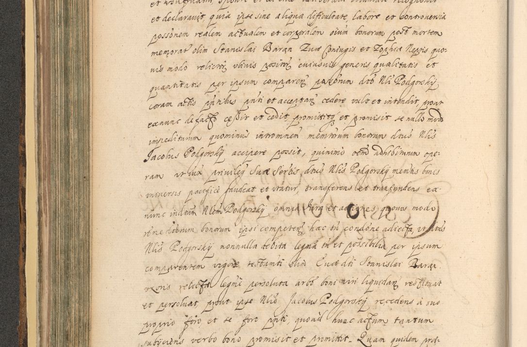 Zdjęcie nr 306 dla obiektu archiwalnego: Acta actorum, institutionum, resignationum, provisionum, decretorum, sententiarum, inscriptionum, testamentorum, confirmationum, ingrossationum, obligationum, quietationum, constitutionum R. D. Andreae Szołdrski, episcopi Kijoviensis, Gnesnensis et Posnaniensis praepositi, cantoris Cracoviensis, Vladislaviensis canonici, R. S. M. secretarii, episcopatus Cracoviensis in spiritualibus er temporalibus deputati anno 1633, 1634 et 1635