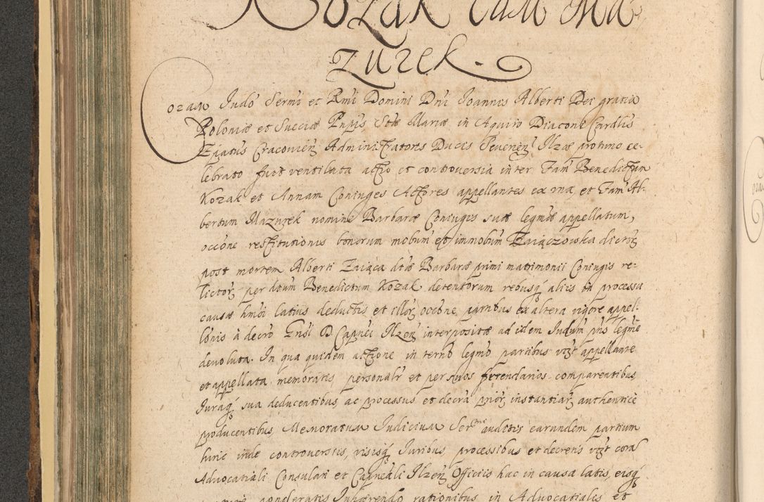 Zdjęcie nr 294 dla obiektu archiwalnego: Acta actorum, institutionum, resignationum, provisionum, decretorum, sententiarum, inscriptionum, testamentorum, confirmationum, ingrossationum, obligationum, quietationum, constitutionum R. D. Andreae Szołdrski, episcopi Kijoviensis, Gnesnensis et Posnaniensis praepositi, cantoris Cracoviensis, Vladislaviensis canonici, R. S. M. secretarii, episcopatus Cracoviensis in spiritualibus er temporalibus deputati anno 1633, 1634 et 1635