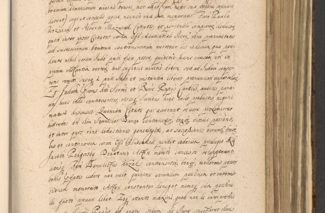 Zdjęcie nr 293 dla obiektu archiwalnego: Acta actorum, institutionum, resignationum, provisionum, decretorum, sententiarum, inscriptionum, testamentorum, confirmationum, ingrossationum, obligationum, quietationum, constitutionum R. D. Andreae Szołdrski, episcopi Kijoviensis, Gnesnensis et Posnaniensis praepositi, cantoris Cracoviensis, Vladislaviensis canonici, R. S. M. secretarii, episcopatus Cracoviensis in spiritualibus er temporalibus deputati anno 1633, 1634 et 1635