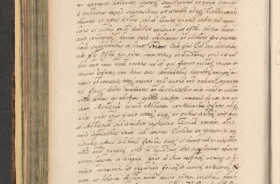 Zdjęcie nr 288 dla obiektu archiwalnego: Acta actorum, institutionum, resignationum, provisionum, decretorum, sententiarum, inscriptionum, testamentorum, confirmationum, ingrossationum, obligationum, quietationum, constitutionum R. D. Andreae Szołdrski, episcopi Kijoviensis, Gnesnensis et Posnaniensis praepositi, cantoris Cracoviensis, Vladislaviensis canonici, R. S. M. secretarii, episcopatus Cracoviensis in spiritualibus er temporalibus deputati anno 1633, 1634 et 1635