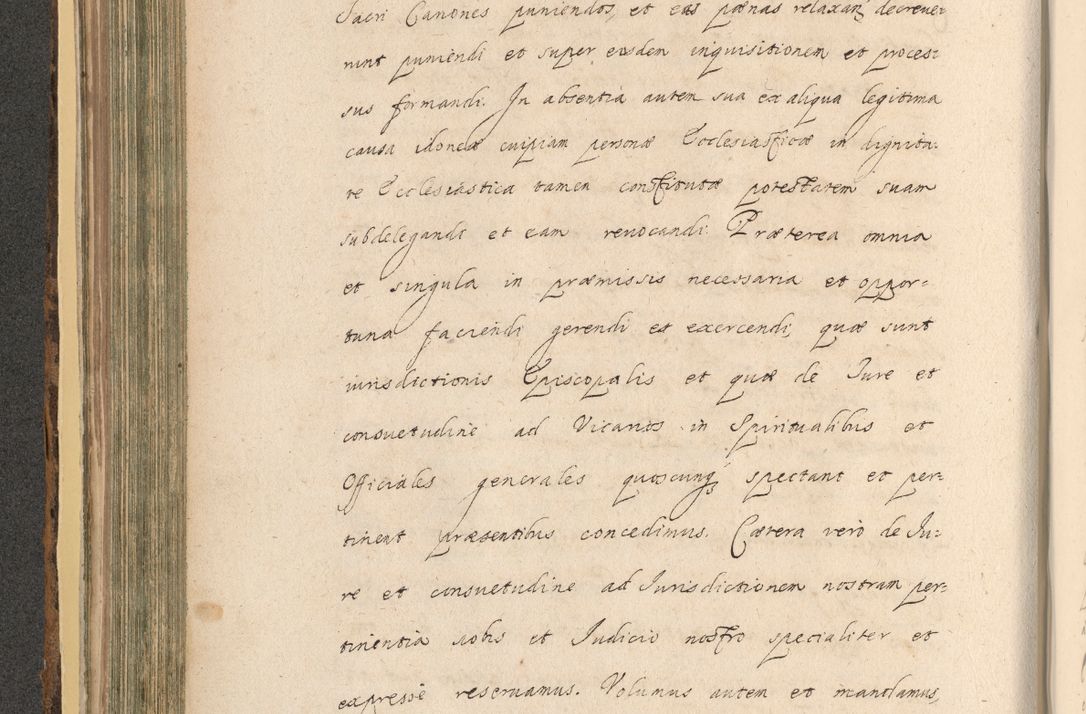 Zdjęcie nr 286 dla obiektu archiwalnego: Acta actorum, institutionum, resignationum, provisionum, decretorum, sententiarum, inscriptionum, testamentorum, confirmationum, ingrossationum, obligationum, quietationum, constitutionum R. D. Andreae Szołdrski, episcopi Kijoviensis, Gnesnensis et Posnaniensis praepositi, cantoris Cracoviensis, Vladislaviensis canonici, R. S. M. secretarii, episcopatus Cracoviensis in spiritualibus er temporalibus deputati anno 1633, 1634 et 1635