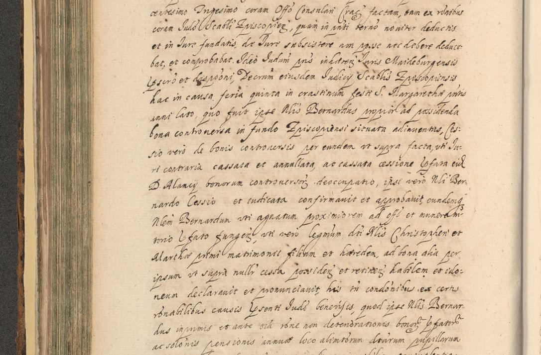 Zdjęcie nr 278 dla obiektu archiwalnego: Acta actorum, institutionum, resignationum, provisionum, decretorum, sententiarum, inscriptionum, testamentorum, confirmationum, ingrossationum, obligationum, quietationum, constitutionum R. D. Andreae Szołdrski, episcopi Kijoviensis, Gnesnensis et Posnaniensis praepositi, cantoris Cracoviensis, Vladislaviensis canonici, R. S. M. secretarii, episcopatus Cracoviensis in spiritualibus er temporalibus deputati anno 1633, 1634 et 1635