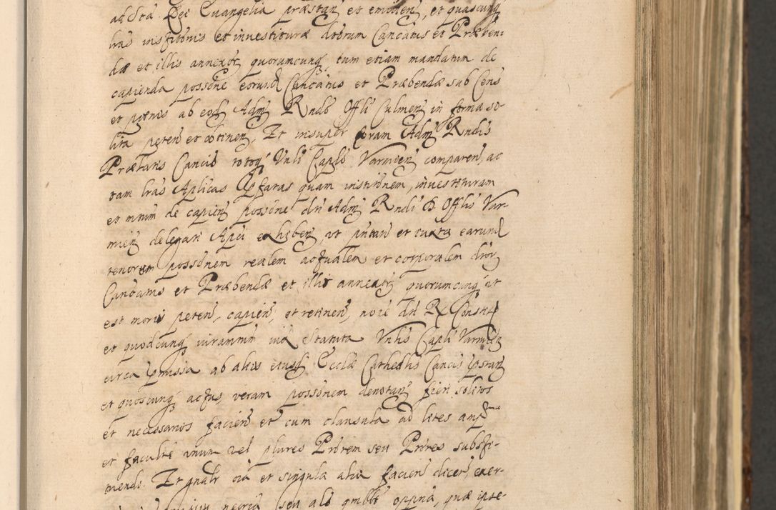Zdjęcie nr 269 dla obiektu archiwalnego: Acta actorum, institutionum, resignationum, provisionum, decretorum, sententiarum, inscriptionum, testamentorum, confirmationum, ingrossationum, obligationum, quietationum, constitutionum R. D. Andreae Szołdrski, episcopi Kijoviensis, Gnesnensis et Posnaniensis praepositi, cantoris Cracoviensis, Vladislaviensis canonici, R. S. M. secretarii, episcopatus Cracoviensis in spiritualibus er temporalibus deputati anno 1633, 1634 et 1635